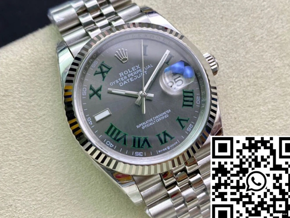 Datejust Factory Dial 36MM Grey Rolex M126234-0045 EW 1105